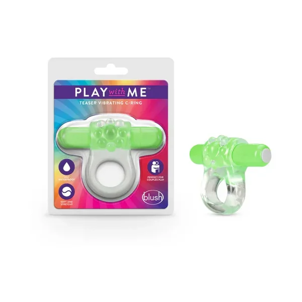 Play With Me Teaser Vibrating CRing – Green