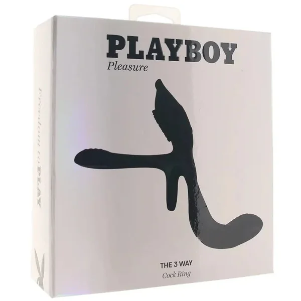 Playboy “The 3 Way” Vibrating Cock Ring