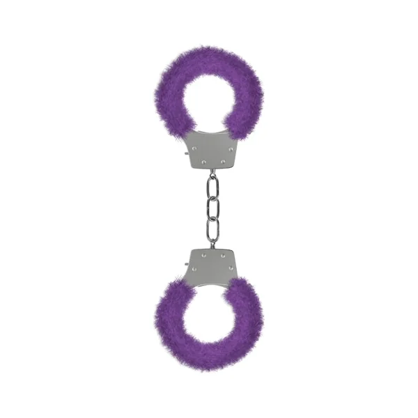 Pleasure Handcuffs Furry - Purple