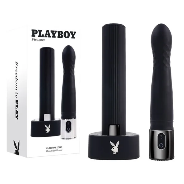 Pleasure Zone Thrusting Vibrator by Playboy