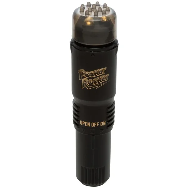 Pocket Rocket Limited Edition Mini Massager Velvet Touch Black