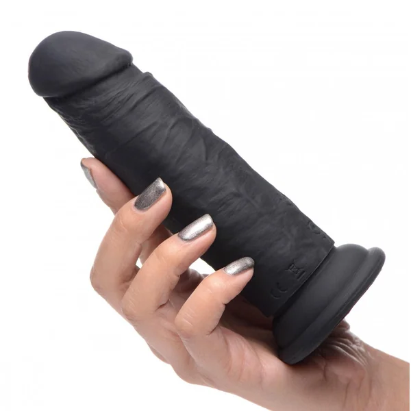 Power Player 28X Vibrating Silicone Dildo with Remote