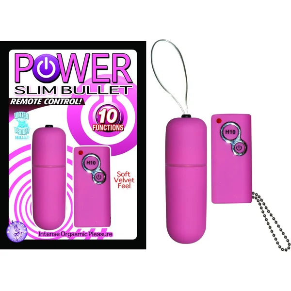 POWER SLIM BULLET REMOTE CONTROL PINK