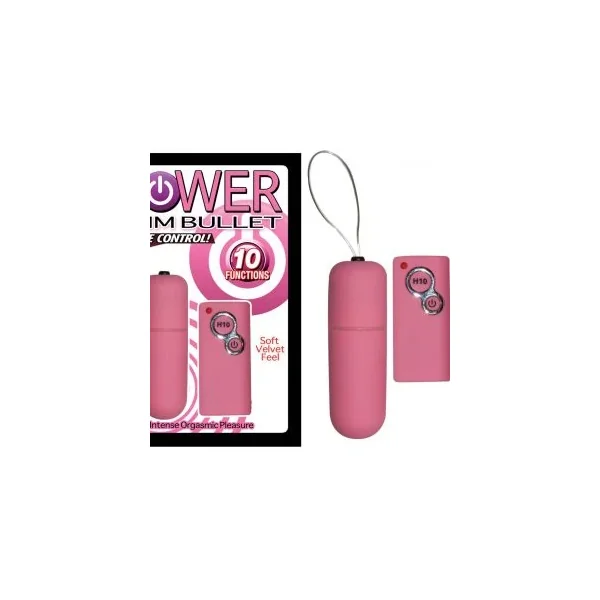 Power Slim Bullet Remote Control Wireless Vibrator