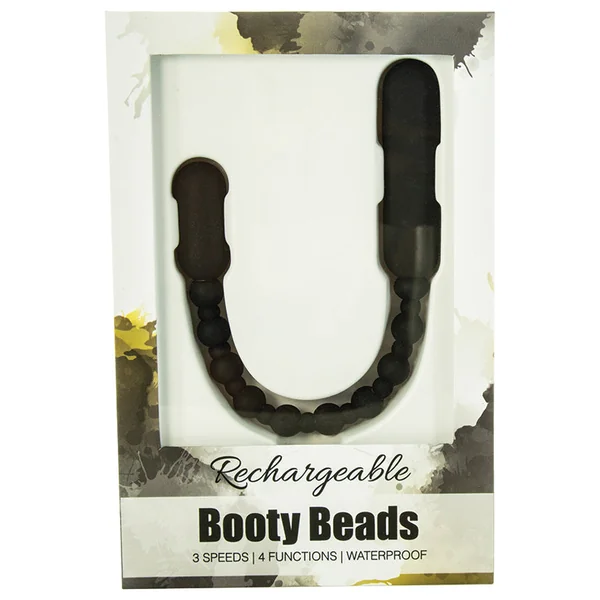 PowerBullet Rechargeable Booty Beads - Black