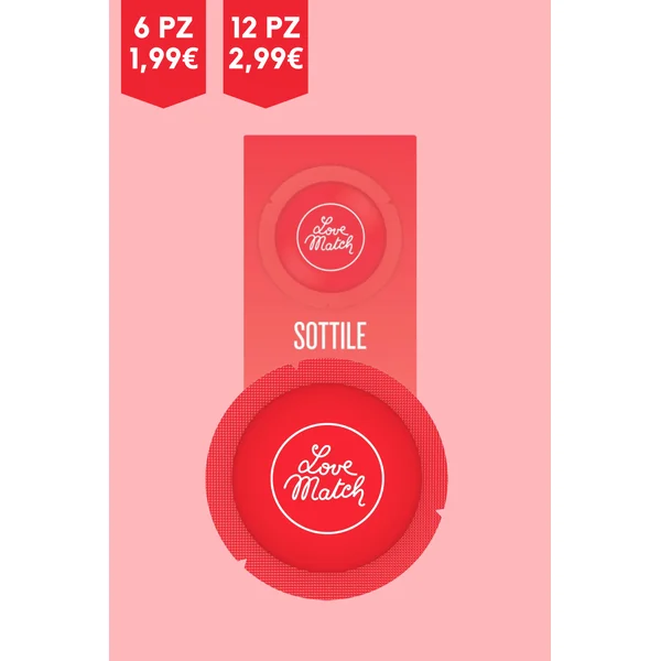 Preservativi LoveMatch Sottile
