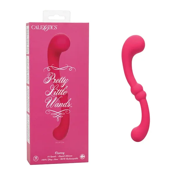 Pretty Little Wands Curvy Massager – Pink