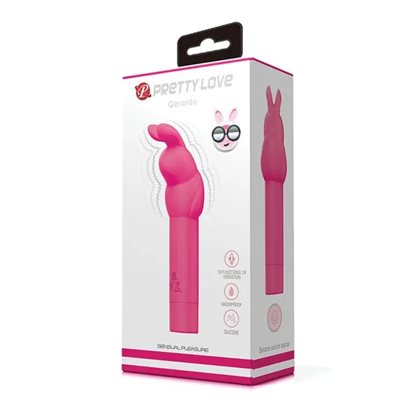 Pretty Love Gerardo Bunny Vibrator – Hot Pink
