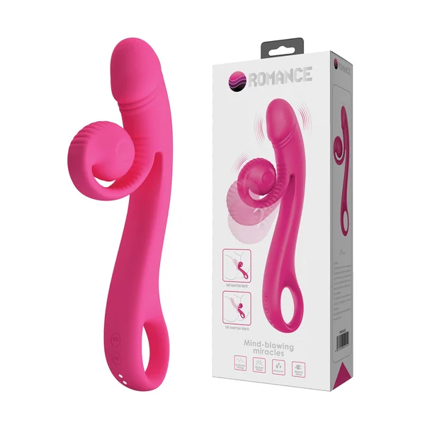 Pretty Love Romance Beau Snail Rabbit - Hot Pink