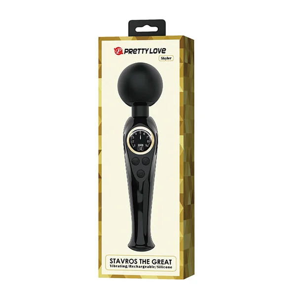 Pretty Love Skylar LED Digital Display Wand - Black
