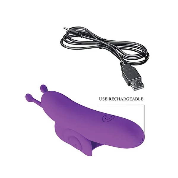 Pretty Love Snail Honey Finger Vibe – Purple
