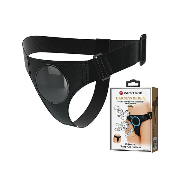 Pretty Love Universal Harness Brief - Black