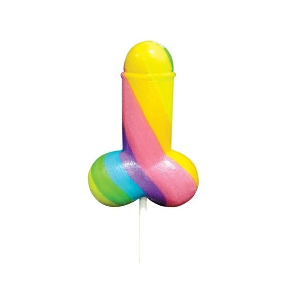 PRIDE - SPENCER & FLEETWOOD RAINBOW COCK LGBT LOLLIPOP