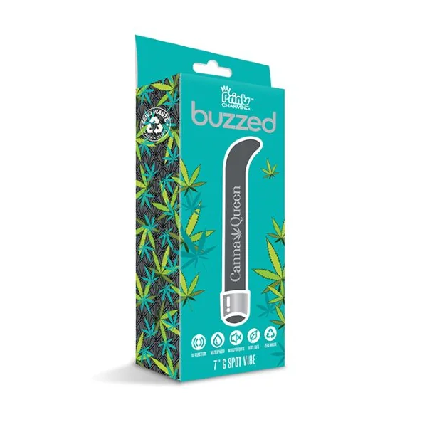 PRINTS CHARMING BUZZED 7 G SPOT VIBE CANNA QUEEN GREY “
