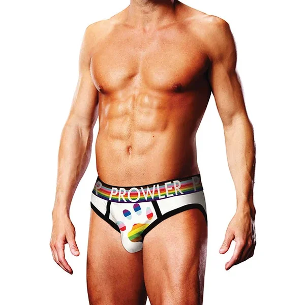 Prowler Oversized Paw Brief – White/Multi MD
