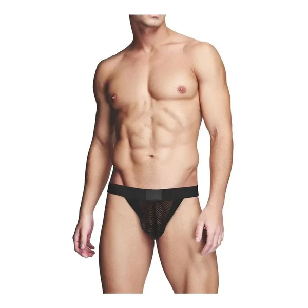 Prowler Red Fishnet Ass-Less Jock – XXLarge – Black