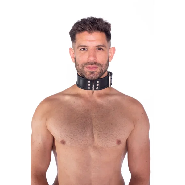 Prowler RED Leather Collar SM