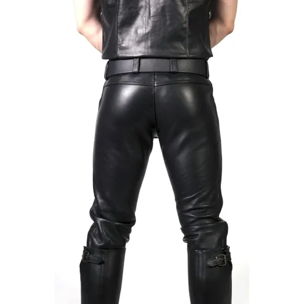 Prowler Red Leather Jeans Blk 29