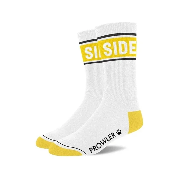 Prowler SIDE Socks – White/Yellow