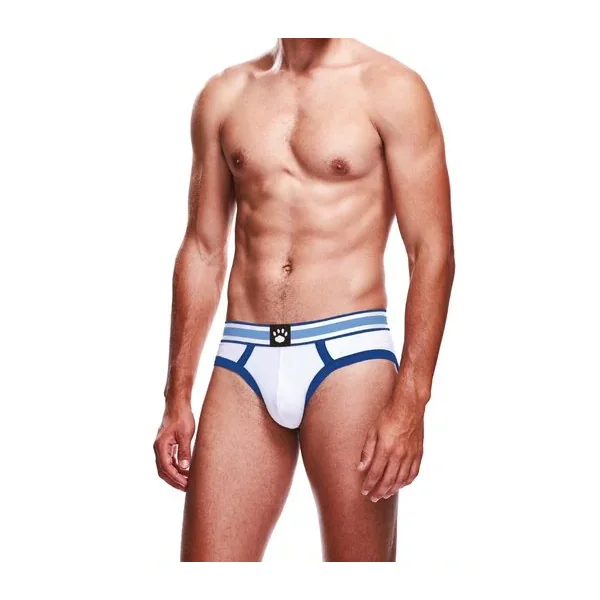 Prowler White/Blue Brief Large