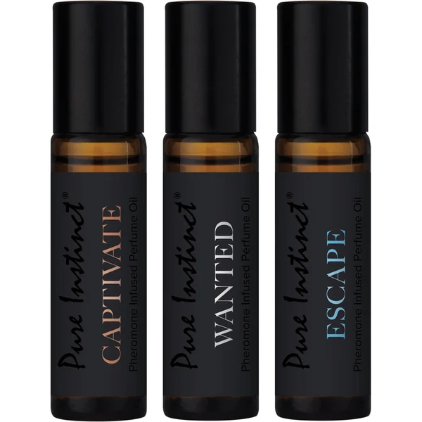 Pure Instinct Black Collection Pheromone Infused Perfume Oil Roll-On .34 oz