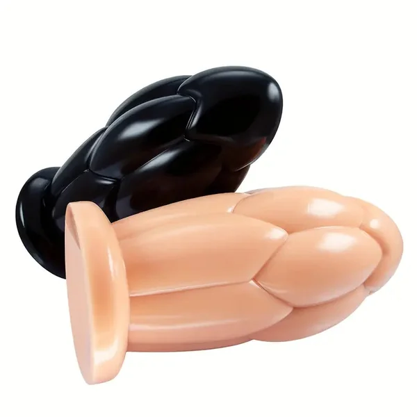 PVC Huge Anal Plug Toy With Suction Cup Realistic Giant Butt Plug