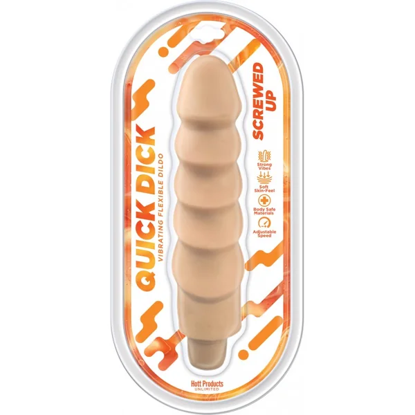 QUICK DICK SCREWED UP VIBRATION REALISTIC DILDO
