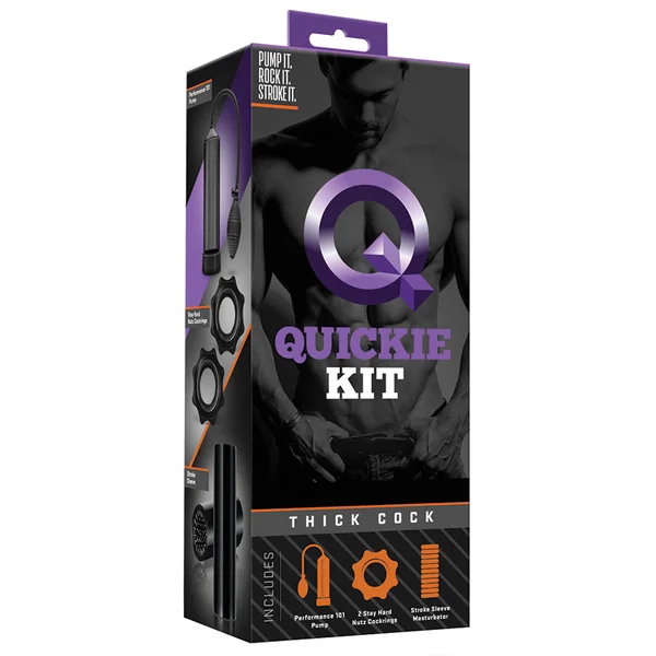 Quickie Kit Thick Cock - Black