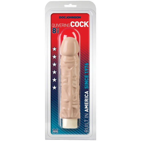 Quivering Cock - White 7.5"