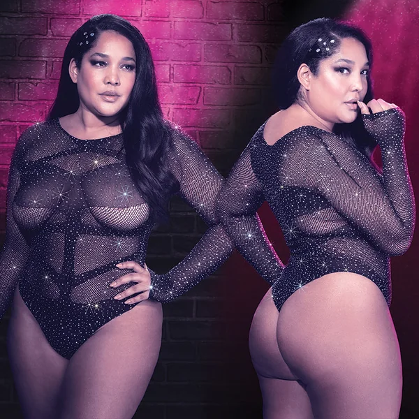 Radiance Plus Size Long Sleeve Body Suit