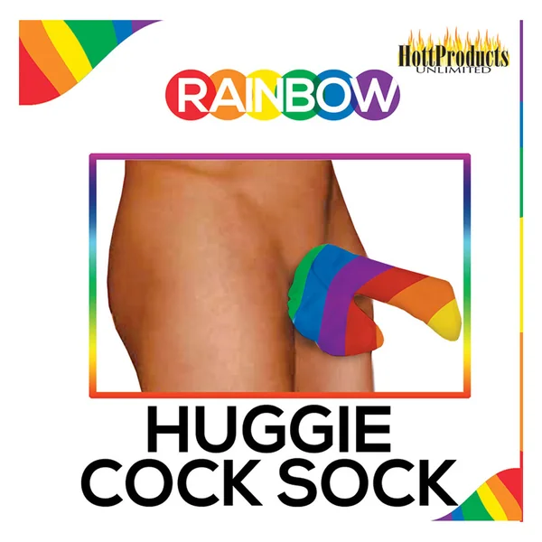 Rainbow Pecker Huggie Cock Sock