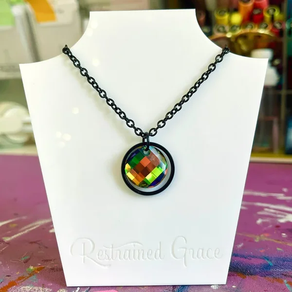 Rainbow Prism Day Collar – Stainless Steel