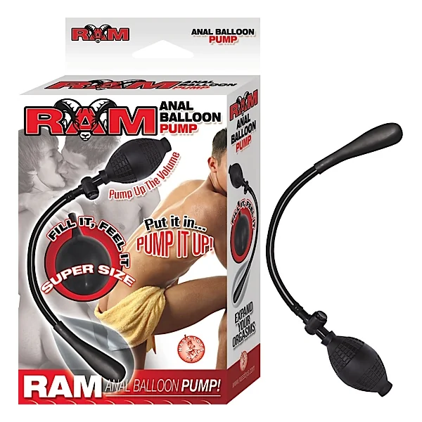 RAM ANAL BALLOON PUMP BLACK