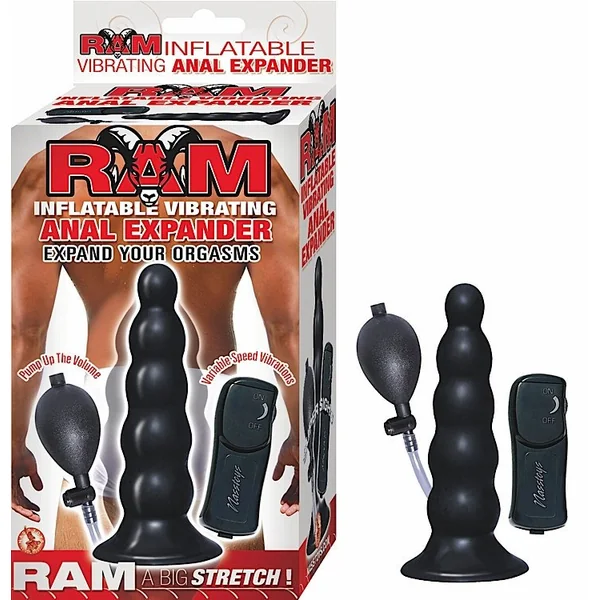 RAM INFLATABLE VIBRATING ANAL EXPANDER