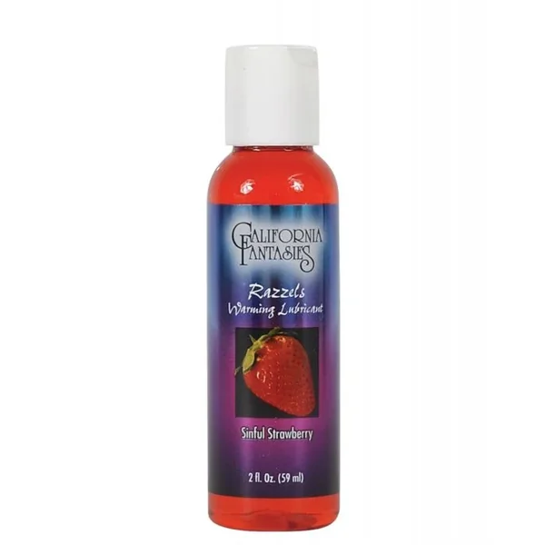 Razzels Warming Lubricant – 2 oz Sinful Strawberry