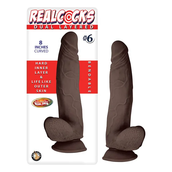 REAL COCKS DUAL LAYERED #6 DAR