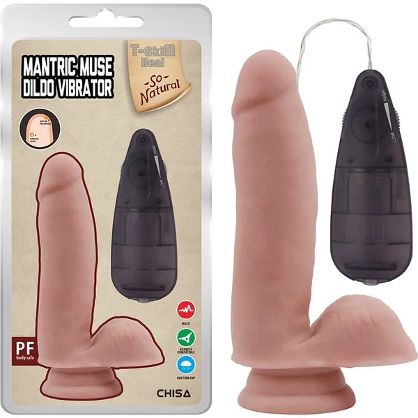 Real Vibrator - T-Skin Real - Mantric Muse Dildo Vibrator