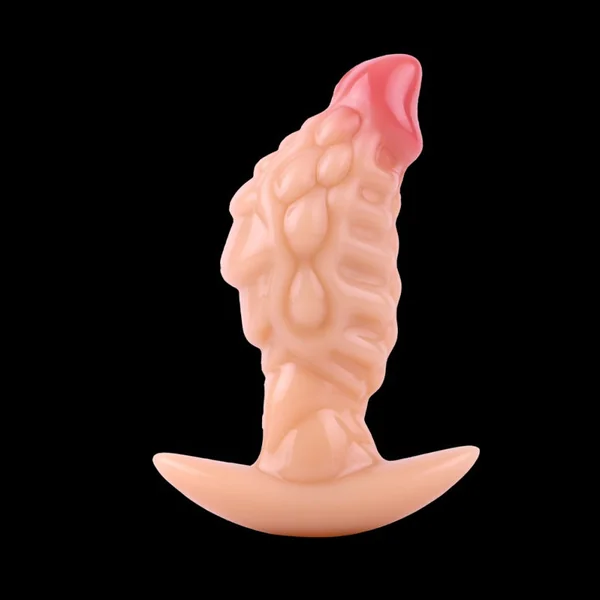 Realistic Anal Dildo Butt Plug – Silicone Dual-Use Anal Vaginal Women Masturbating Toys