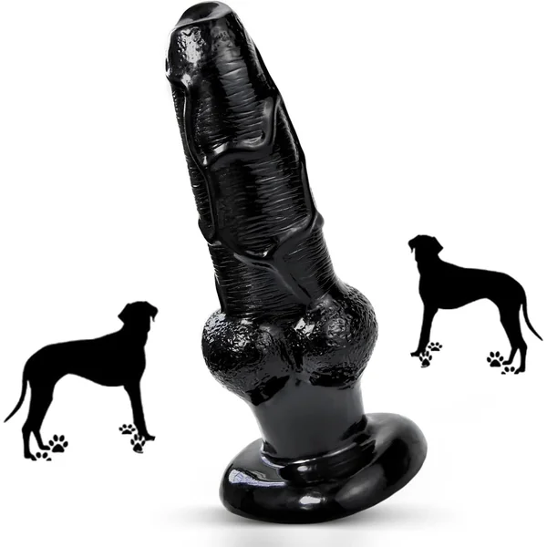 Realistic Animal Dog Dildo - Domlust Silicone Wolf Penis Women Masturbating Anal Plug