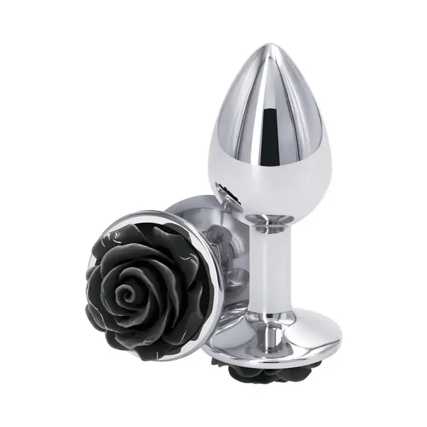 Rear Assets Aluminum Rose Anal Plug