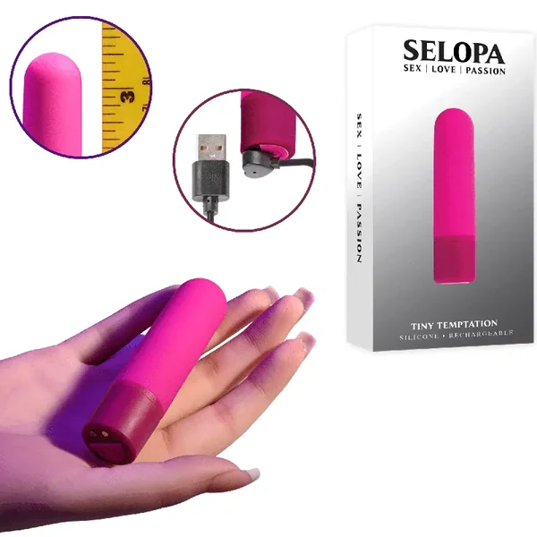 Rechargeable Vibrating Bullet Vibe Multi-Speed Women Clitoral Vibrator Sex Toy