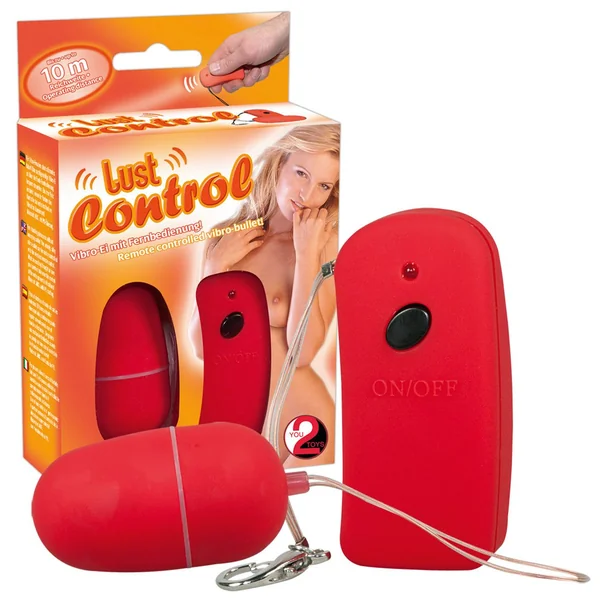 Red vibro bullet with remote control