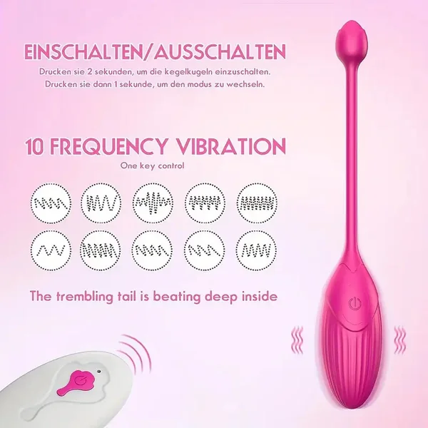Remote Control Wireless Charging Wearable G Spot Rose Vibrator Sex Toy