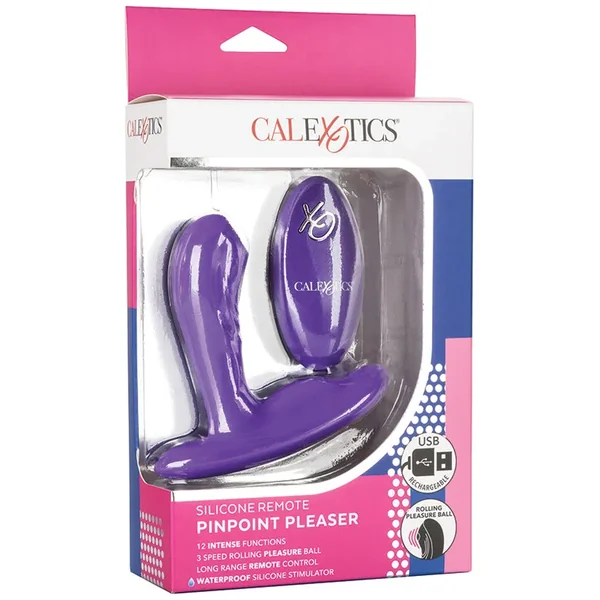Remote Silicone Pinpoint Pleaser-Purple