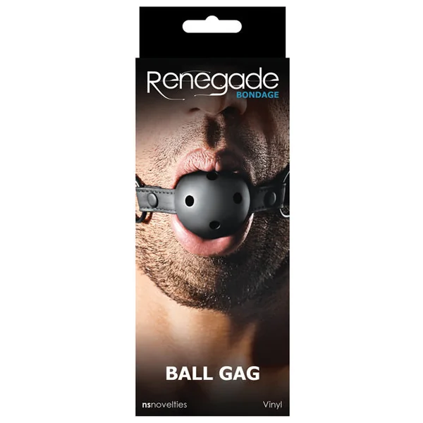 Renegade Bondage Ball Gag - Black