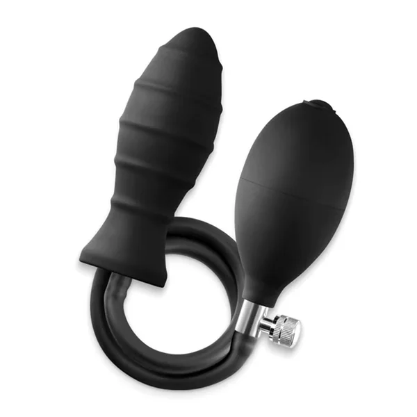 Renegade Inflataplay Inflatable Ribbed Silicone Butt Plug
