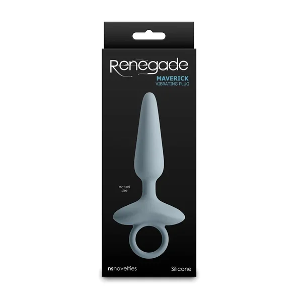 Renegade Maverick Vibrating Anal Plug – Gray
