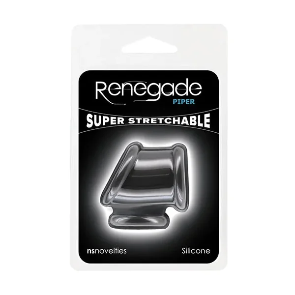 Renegade Piper Cock & Balls Ring – Black
