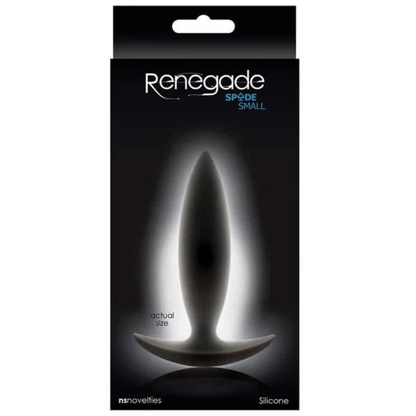 Renegade Spade Butt Plug - Black