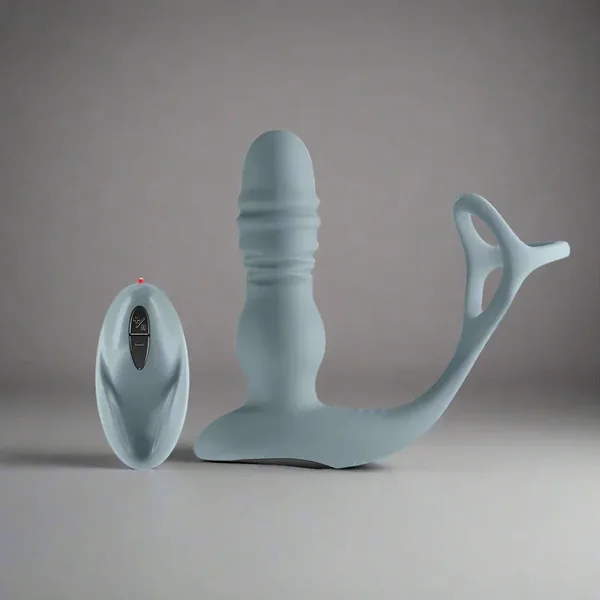 Renegade The Handyman C-Ring & Prostate Massager w/Remote – Gray